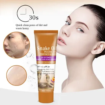 

100ml Facial Cleansing Snake Oil Acne Treatment Facial Cleanser Black Head Remove Oil-control Deep Cleansing Foam Shrink