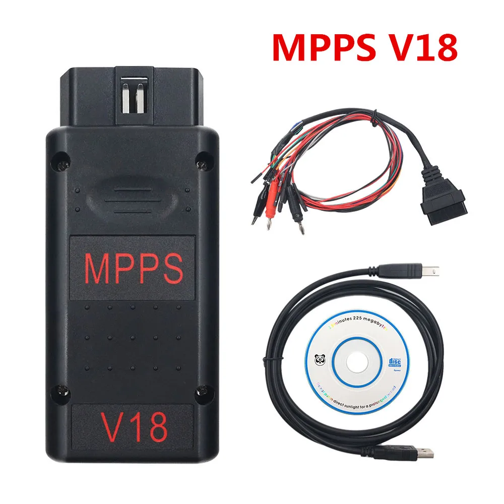 MPPS V18 Новейший MPPS V18.12.3.8 основной+ Tricore+ Multiboot с Breakout Tricore Cable MPPS 18 V16 чип ЭБУ тюнинг диагностический кабель MPPS-16 - Цвет: MPPS V18