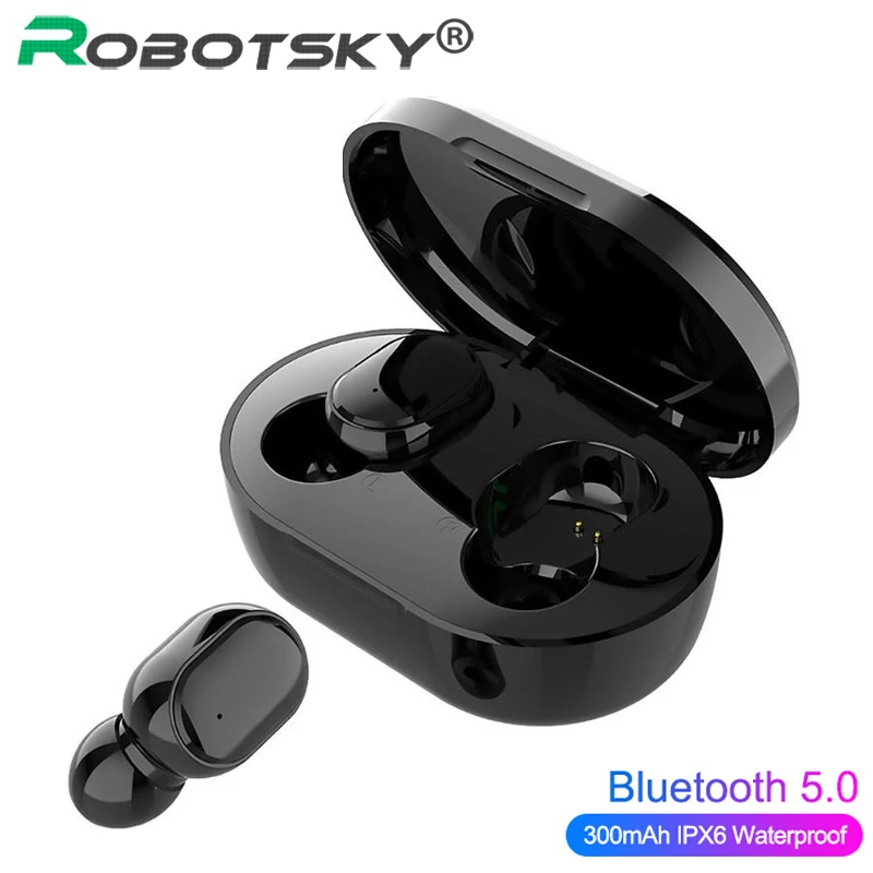 

M1 TWS Bluetooth Earphone Wireless Headphones IPX6 waterproof Bass Stereo Earbuds Headset With Mic Charging Box For Mobile Phone
