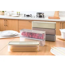 Горячая холодильник Еда Коробка для хранения с крышкой пластиковый ящик свежесть кухня лапши контейнер для фруктов NDS66