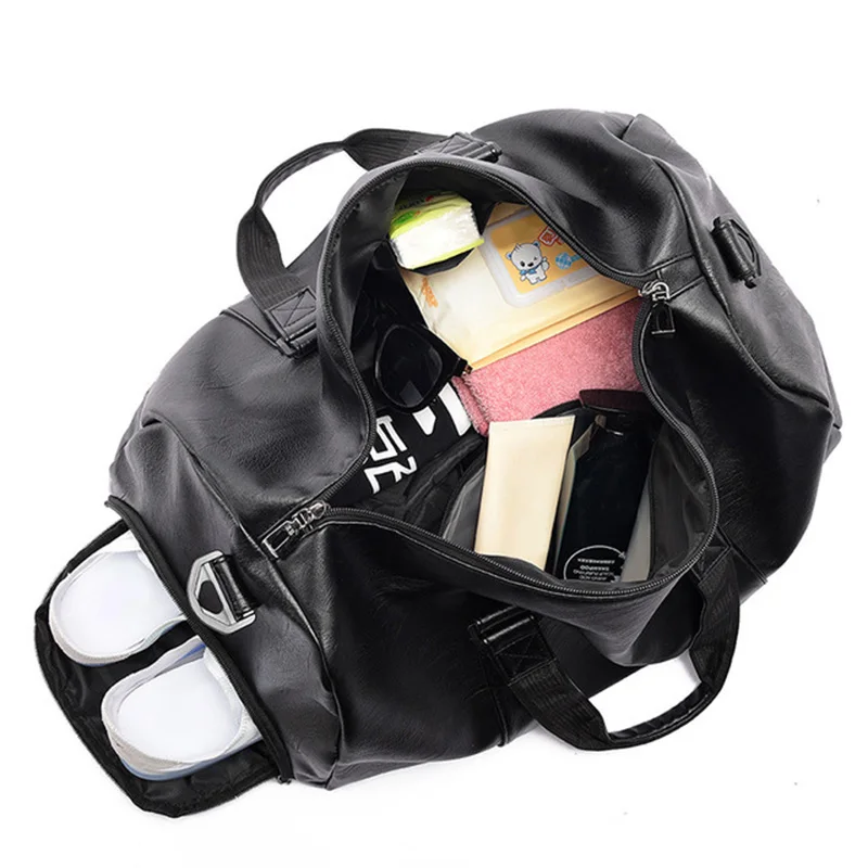 Спортивная сумка, кожаные спортивные сумки, большие, мужские, тренировочные, ТАС для обуви, женские, для фитнеса, йоги, путешествий, багаж, на плечо, спортивная сумка XA156G