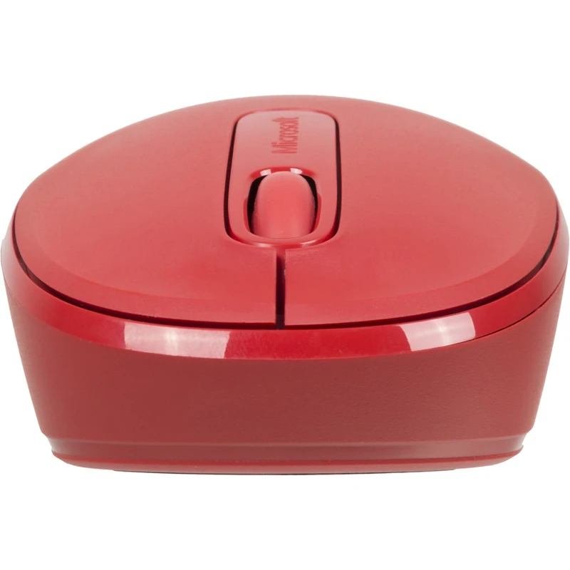 Мышь Microsoft Mobile Mouse 1850 красный оптическая(1000dpi) беспроводная USB для ноутбука(2but