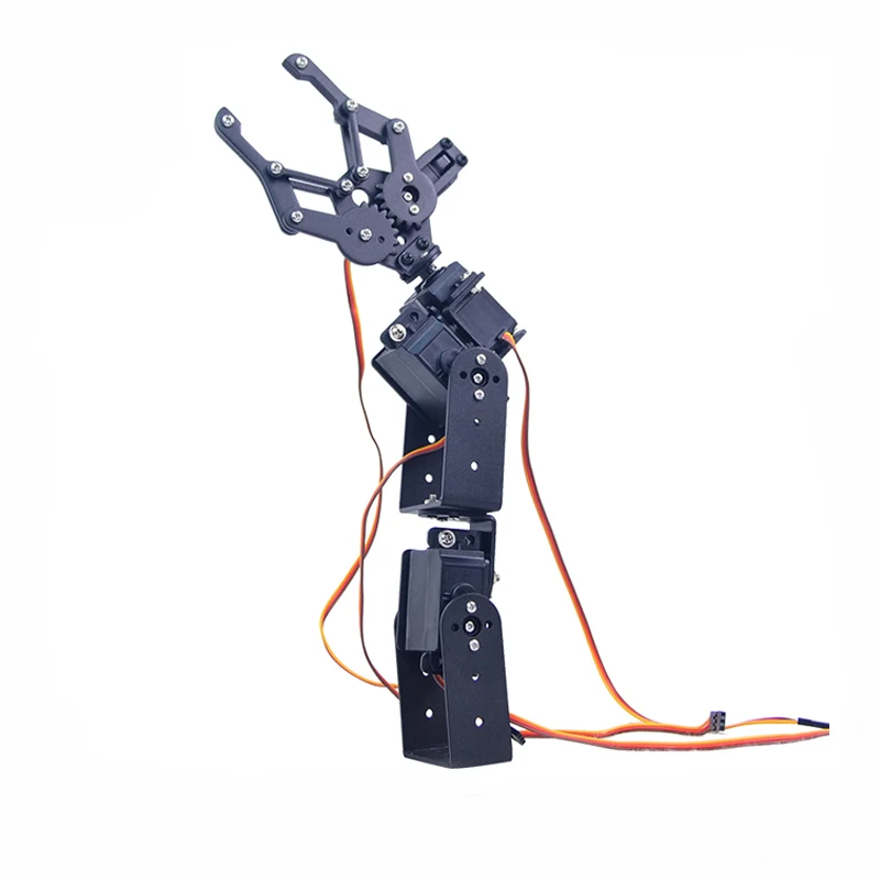 DIY 4 оси Управление палетография робота модель с сервоприводы и серво пластина для Arduino UNO MEGA2560 умный робот автомобиля