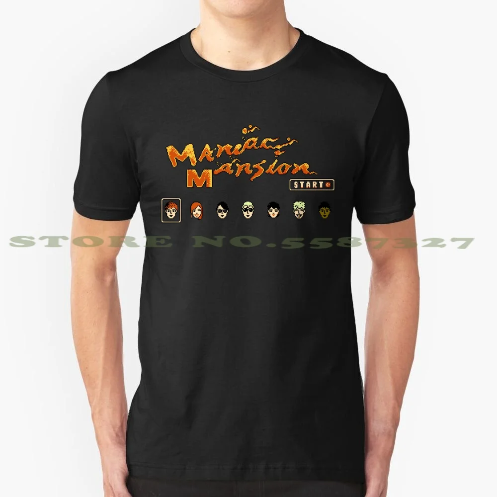 Maniac Mansion (NES) Графический под заказ Забавный горячая Распродажа футболка | Мужская