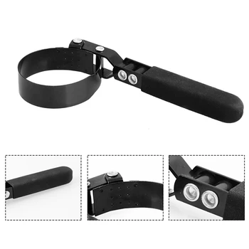 

Oil Filter Repair Swivel Wrench 57030 Standard Adjustable 57mm To 70mm Small Tool Remover Portable Durable Accessories Car