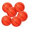 6pcs Basketball With Pump Small Mini Children Inflatable Basketballs Convenient Fun Indoor Sports Parent-child Games 6