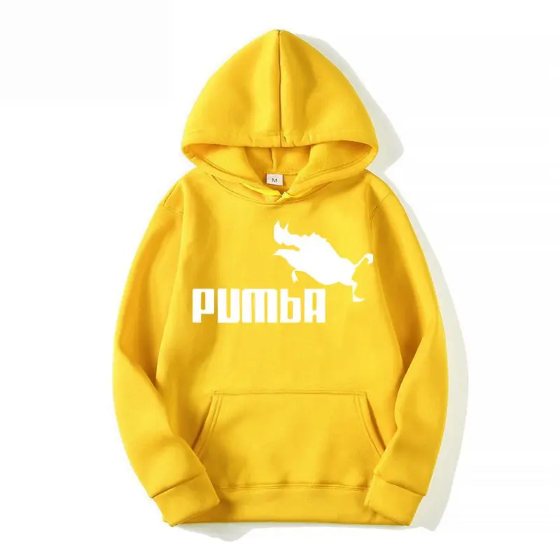 Горячие Забавные милые толстовки для мужчин и женщин Pumba толстовка модная повседневная Уличная крутая Милая толстовка с капюшоном для мужчин - Цвет: 22