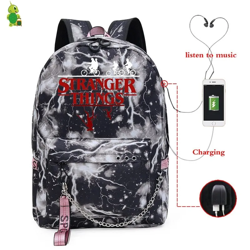 30 Mochila, рюкзак для странных вещей, Usb зарядка, школьные сумки для подростков, девочек, мальчиков, женщин, рюкзаки, Galaxy, рюкзак для ноутбука, дорожная сумка - Цвет: 30
