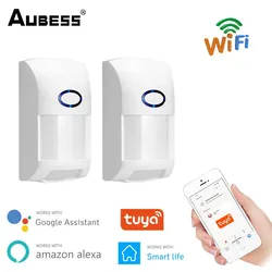 Tuya – détecteur de mouvement infrarouge PIR, wi fi, système d'alarme pour maison connectée, Compatible avec Alexa et Google Home 