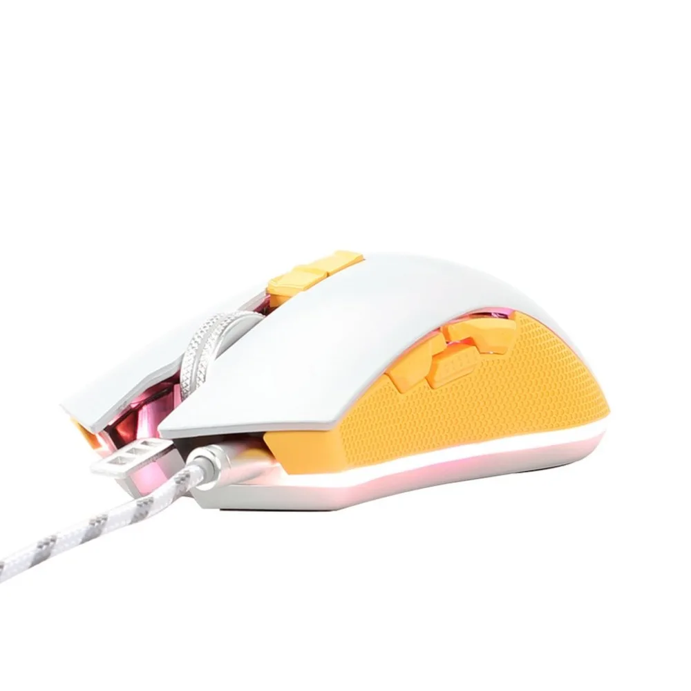 LUOM G70 G7 8D 4000 dpi 3200 dpi оптическая USB Проводная игровая мышь 8 кнопок противоскользящая стильная мышь для игрового конкурса компьютерная мышь