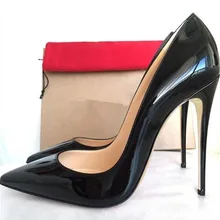 Роскошная женская обувь; туфли-лодочки на высоком каблуке; цвет красный, Валентин; женские свадебные туфли на тонком каблуке 12 см; цвет черный, телесный; обувь с сумочкой в комплекте