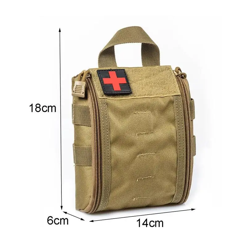 Outdoor Camping Fishing Portable Storage Bag Tactical Survival Emergency Kit Multi-function Accessory Bag Medical Bag