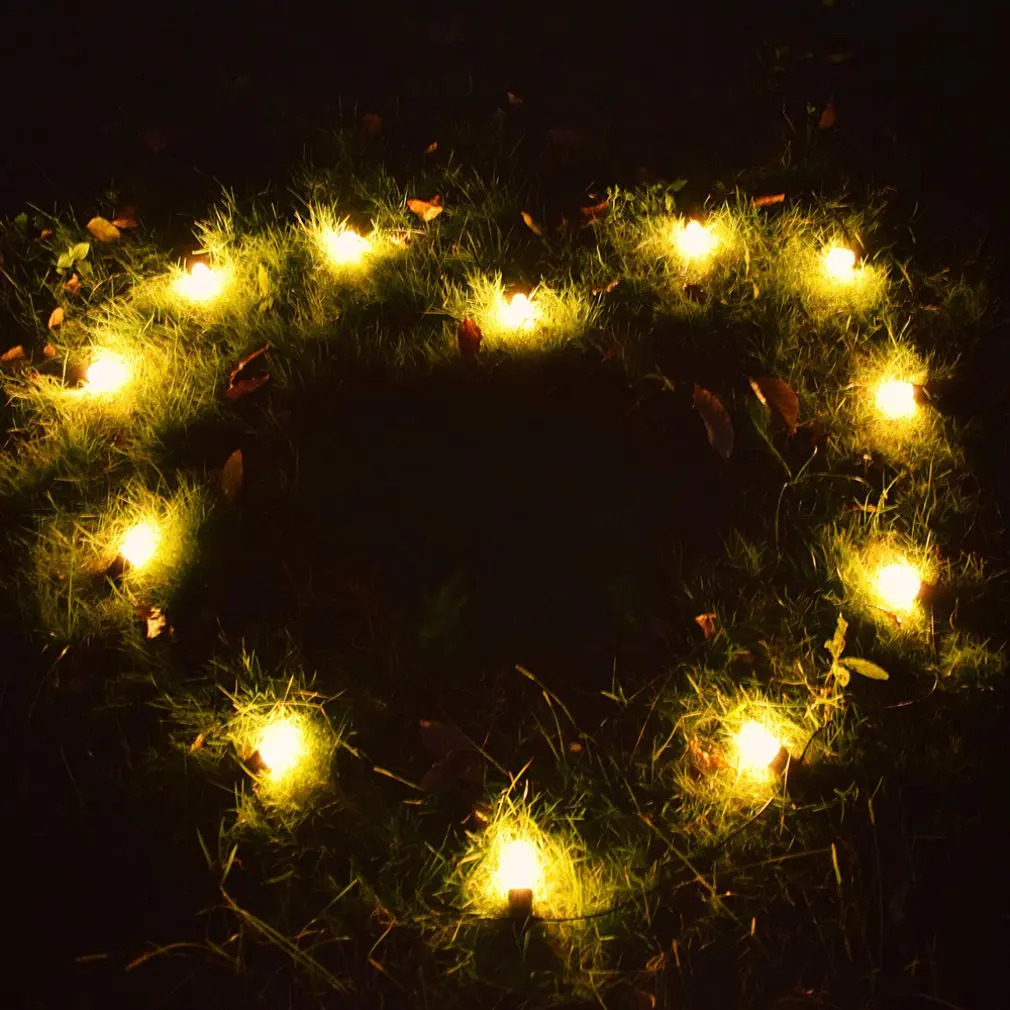 Solar Bulb Light String Solar Outdoor Decorative Light String Portable Solar Garden Waterproof Light