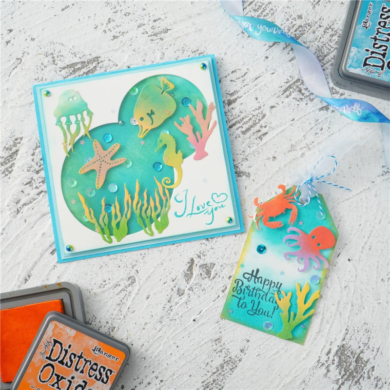 

Eastshape Metal Cutting Dies Octopus Animal Stamps and Dies Stencils for DIY Scrapbooking Embossing Cards Die Cuts Photo Album