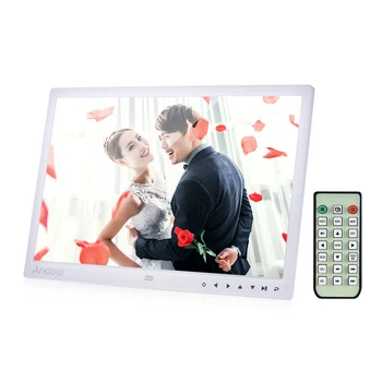 

Andoer 13" LED Digital Photo Frame Screen Desktop Album Display Image 1080P MP4 Video MP3 Audio 1280 * 800 HD Resolution