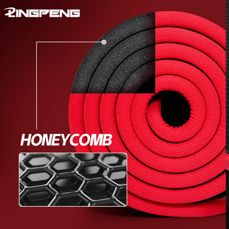 15 Mm Thick Edging Non-slip Yoga Mat High Quality Pilates Mat Health Fitness Exercise Mat Meditation Mat Fitness Mat Home - Image 4