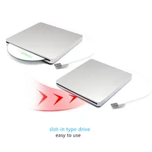 Тип C USB 2,0 внешний DVD привод Оптический привод DVD RW горелка Писатель CD rom плеер для hp ноутбук Настольный Windows MAC OS