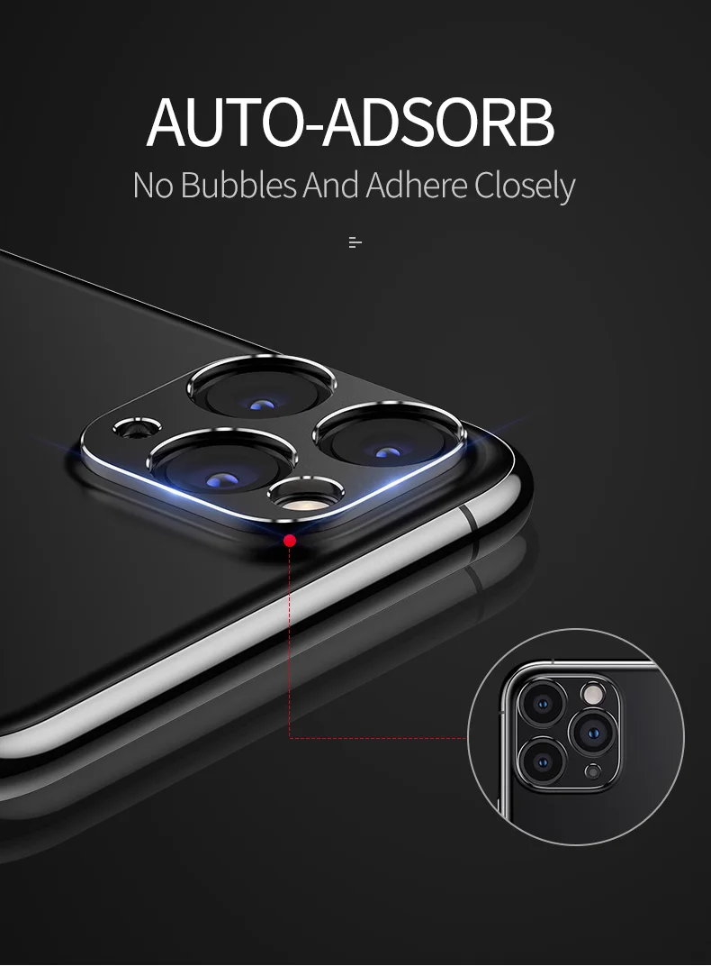 Защитное кольцо для объектива камеры на iPhone 11 Pro защитная рамка для iPhone 11Pro MAX телефон металлический сплав защитная накладка для задней панели телефона