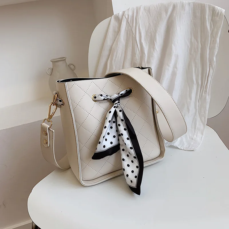 

JIULIN New summer fresh color bucket mother bag Joker wide shoulder strap Messenger bag woman