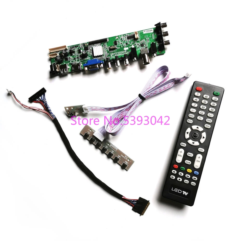 Для LP173WD1 (TL)(P1)/(TL)(P2)/(TL)(P3) 1600*900 цифровой сигнал HDMI + USB AV LVDS 40Pin DVB T ЖК панель 3663