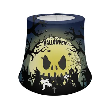 

Halloween Witch Design Lampshade Stretch Fabric Chandelier Lampshade Table Lamp Cover Shade for Living Room Bedroom Hotel Decor