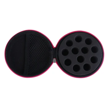 

1PC 12 Bottles 1-2ml Essential Oil Storage Case Travel Portable Carrying Cases Oil Nail Polish Organizer Zipper Storage Bag