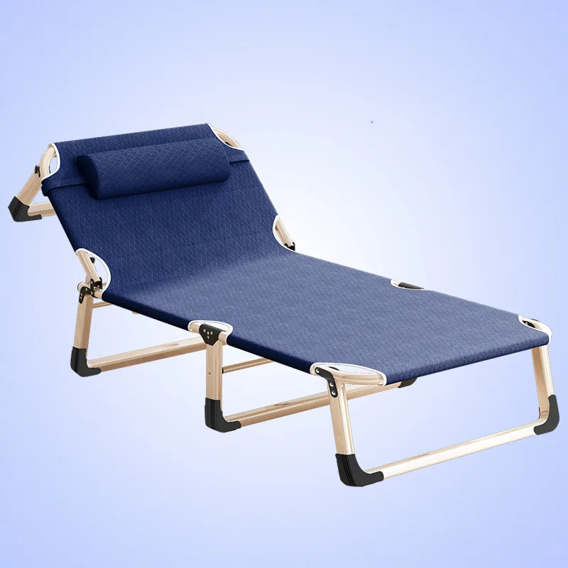 

Office Nap Nap Bed Recliner Simple Single Escort Bed Portable Camp Bed Leisure Folding Bed