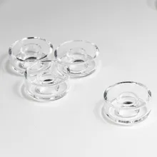 Кварцевая тарелка для ногтей 25 мм, сменная кварцевая чаша, универсальная чаша для выдавливания и гибридных комплектов