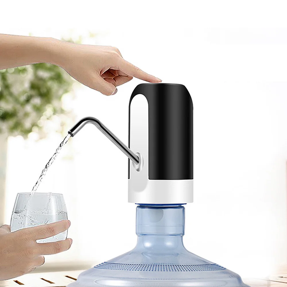 

Pump For Water Bottle Electric Pump Usb Rechargeable Drinking Water Dispenser Wireless Bottled Water Pump Drinkware Kitchen Tool