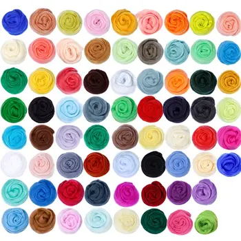 

(70 color) wool felt stamp music material pack 70 color 5 grams Premium New