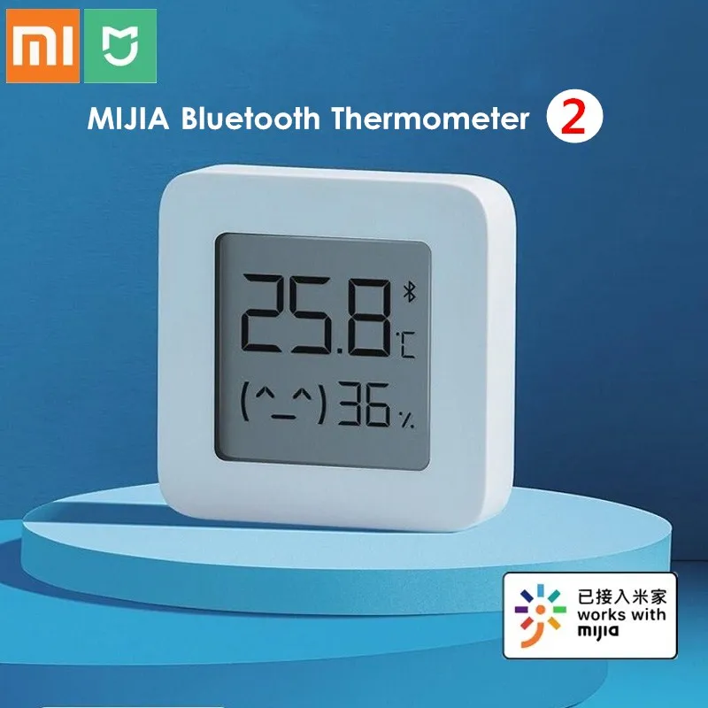 

Xiaomi Mijia Thermometer 2 Bluetooth 4.2 LED Display Wireless Smart Electric Digital Hygrometer High Accuracy Support Mijia APP