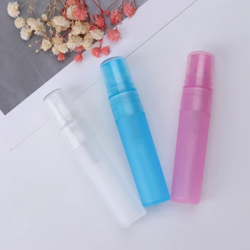 

5pcs Mini Refillable Bottles Perfume Empty Atomizer Cosmetic Liquid Container Lotion Dispenser Bottle Rotate