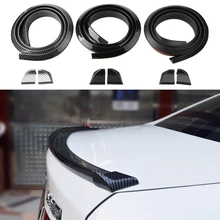 DIY Refit Spoiler Auto Styling Carbon Fiber Spoiler Flügel Styling Für Audi BMW Toyota Honda KIA Hyundai Opel Mazda Ford skoda