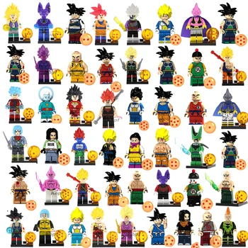 

Ball Z Mini Doll Action Figure Toy Son Gogeta Brudock Chiaotzu Tien Shinhan Dragon Figurine Building Block Brick Christmas Gifts