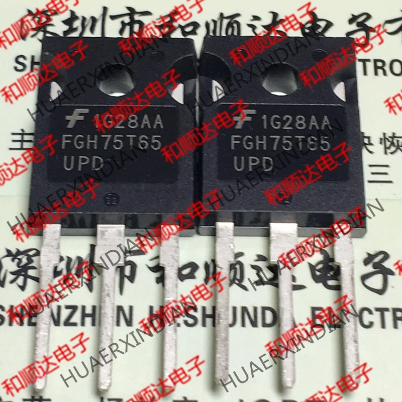 10PCS/LOT New and original FGH75T65UPD TO-247 IGBT 650V 75A