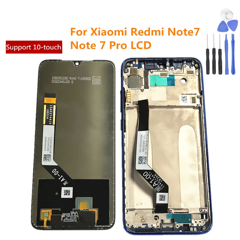 

Support 10-Touch LCD LCD For Xiaomi Redmi Note 7 Display Touch Screen Digitizer Assembly For Redmi Note 7 Pro LCD Screen