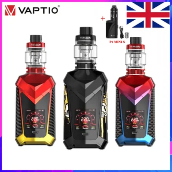 

Vaptio Super Cape Cigarette Kit Vape E Cig 220W Box Mod 8ML Vaper Vaporizer 1.3inch HD color TFT screen cool UI NO 18650 Battery
