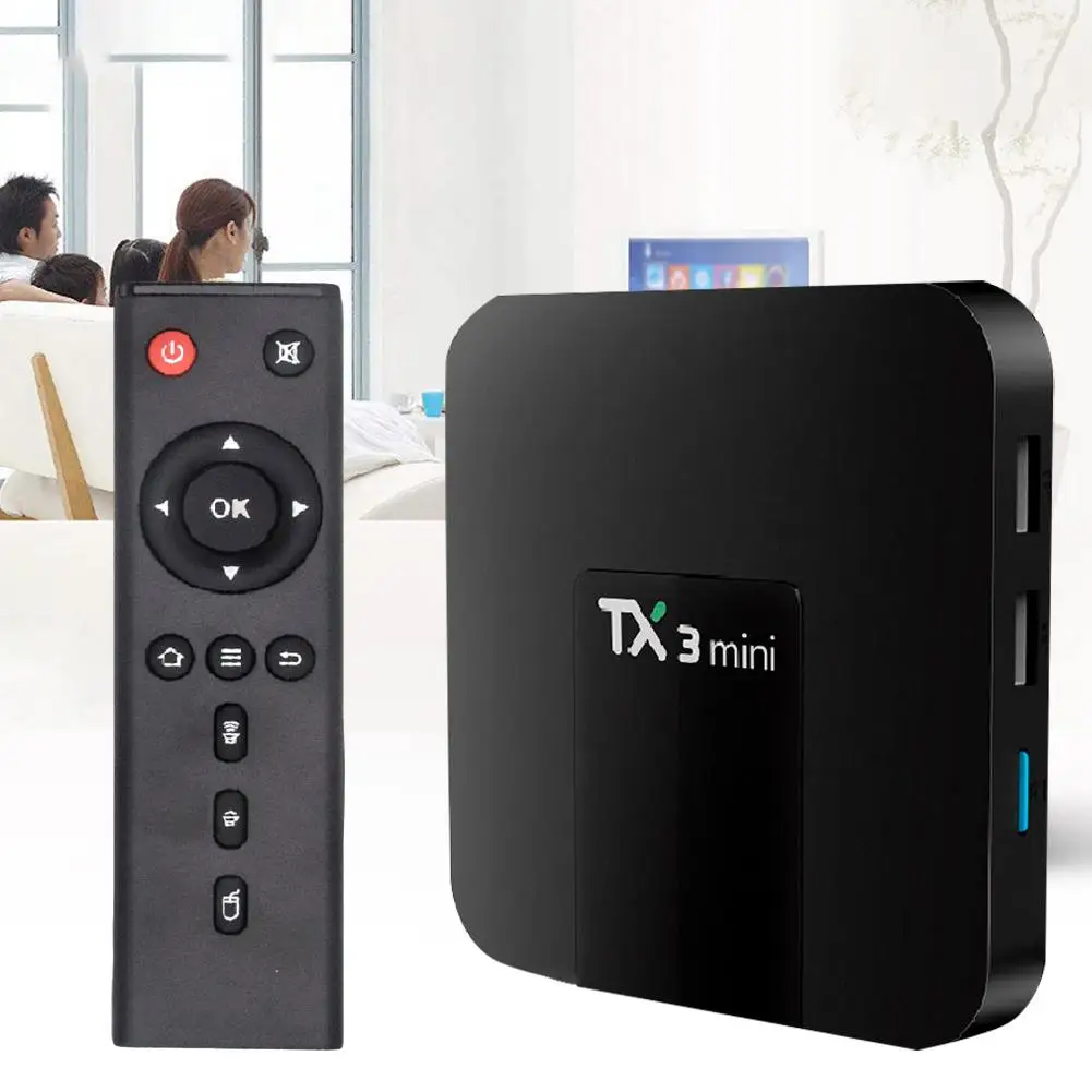 TX3 мини смарт-приставка S905W HD WiFi 4K сети медиаплеер для Android 7,1