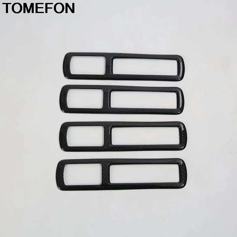 TOMEFON для Toyota Alphard Vellfire Крыша заднего кондиционера AC Vent Outlet Стикеры для обклейки автомобиля аксессуары ABS