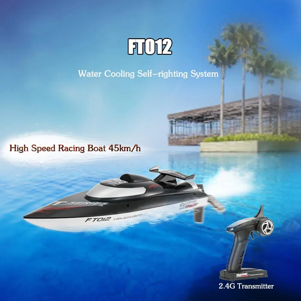 Feilun FT012 45km/h High Speed RC Remote Control Racing Boat Ship Model RC Toy Remote control yacht toy children rc boat gift