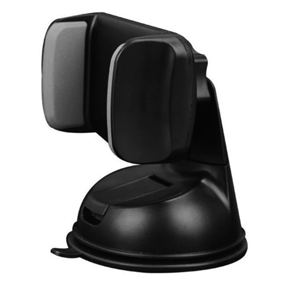 New Car Cell Phone Mount Free Rotating Phone Holder Bracket Suction Cup for Auto Smartphone - Цвет: Black