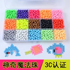 10 квадратов для детей DIY игрушка из бисера для родителей и детей интерактивный акриловый браслет из бисера обучающая игрушка креативная ручная работа