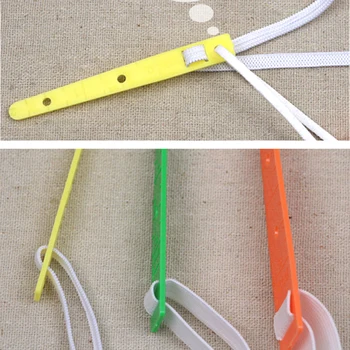 

3 Sizes Assorted Plastic Elastic Glides Guides Threaders Wear Elastic Band Tool DIY Needleworking Sewing Accessories