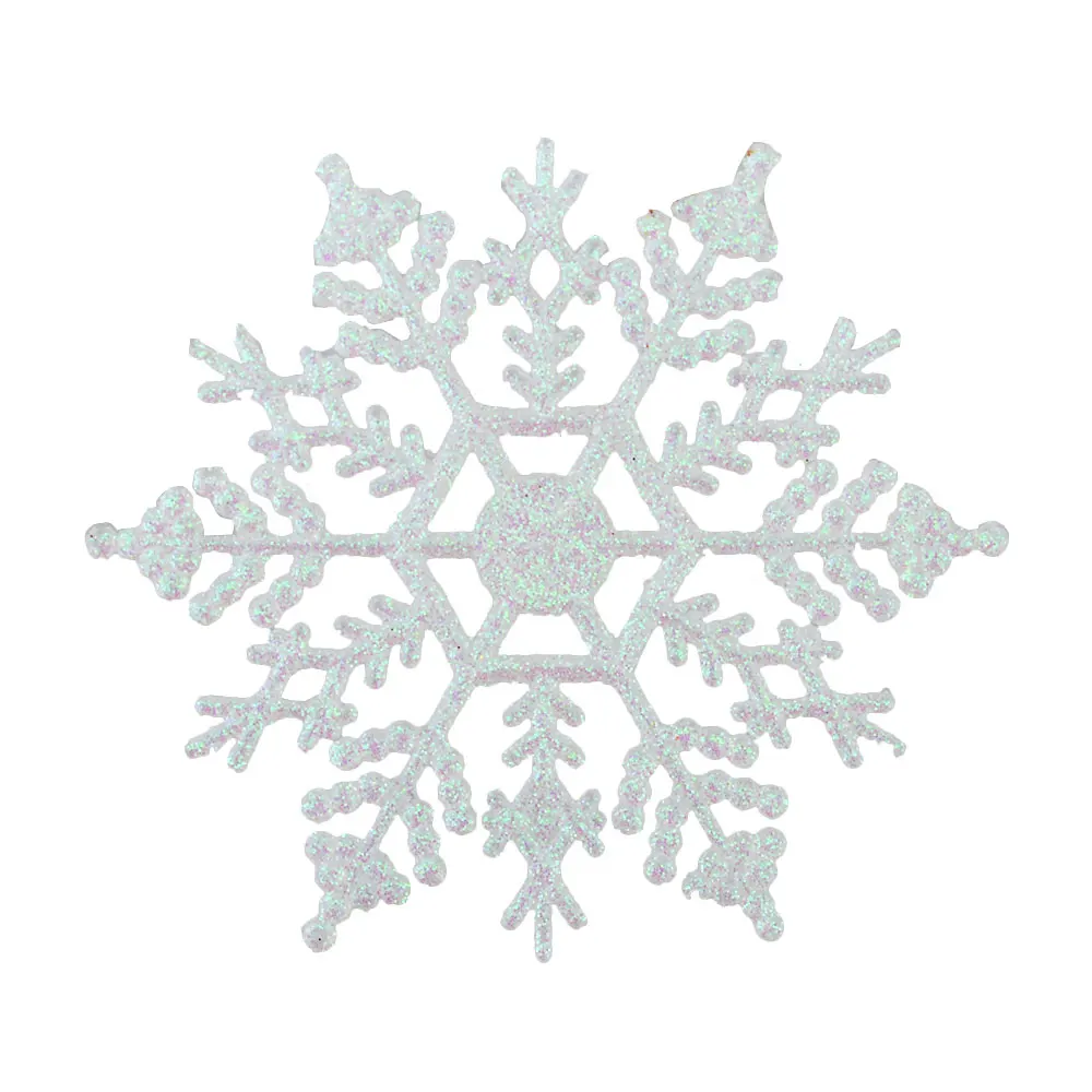 Silver Sequins Snowflakes Bundle, Faux Sequin Snowflake png