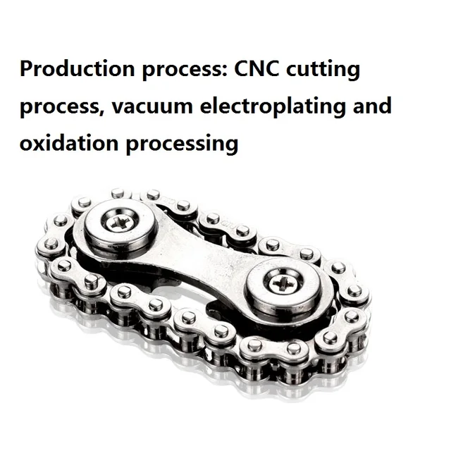 Sprockets Flywheel Fingertip Gyro Chains Metal Toys Anti Stress Figets Spinner Popite Antistress Spiner Simpl Dimmer Bicycle DIY 4