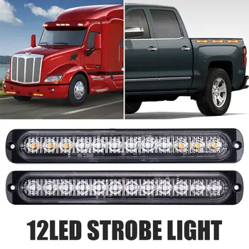 

Vehemo 12LED Car Side Light Truck The Width Light Auto Warning Light Lamp Turn Signal Motorbike