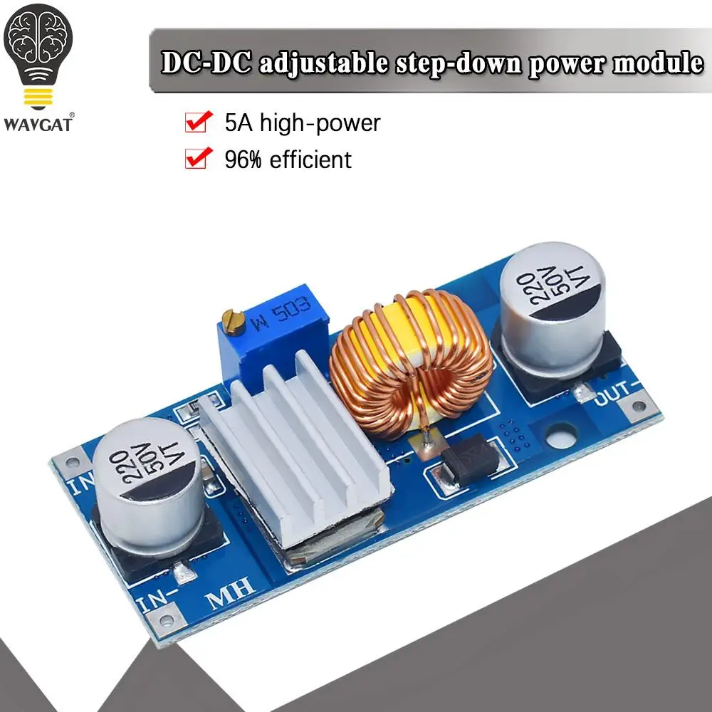 Module Alimentation DC-DC XL4015 Réglable 5A - Step Down Pour Chargeur LED, Lithium, Arduino - Marque TNL
