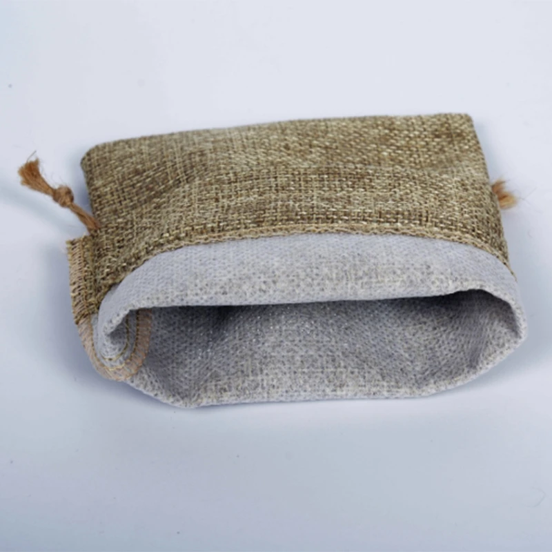 50 шт. льняные сумки в декорированном мешковиной горшке Drawstring Рождество любовь с изображением сердца, для подарков сумка Свадебная вечеринка сумки для Кофейные зерна конфеты Макияж Ювелирные изделия