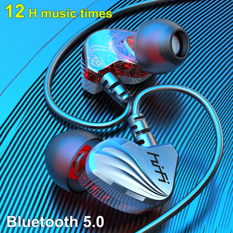 Спортивные Bluetooth наушники беспроводные наушники стерео наушники водонепроницаемые Hi-Fi бас Музыка телефон гарнитура с микрофоном