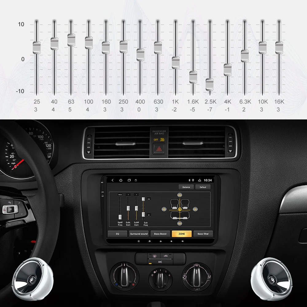 Isudar 1 Din Android 9 авто радио для VW/Volkswagen/POLO/PASSAT/Golf/Skoda/Octavia/сиденье автомобиля Мультимедиа gps Восьмиядерный ПЗУ 32 Гб FM